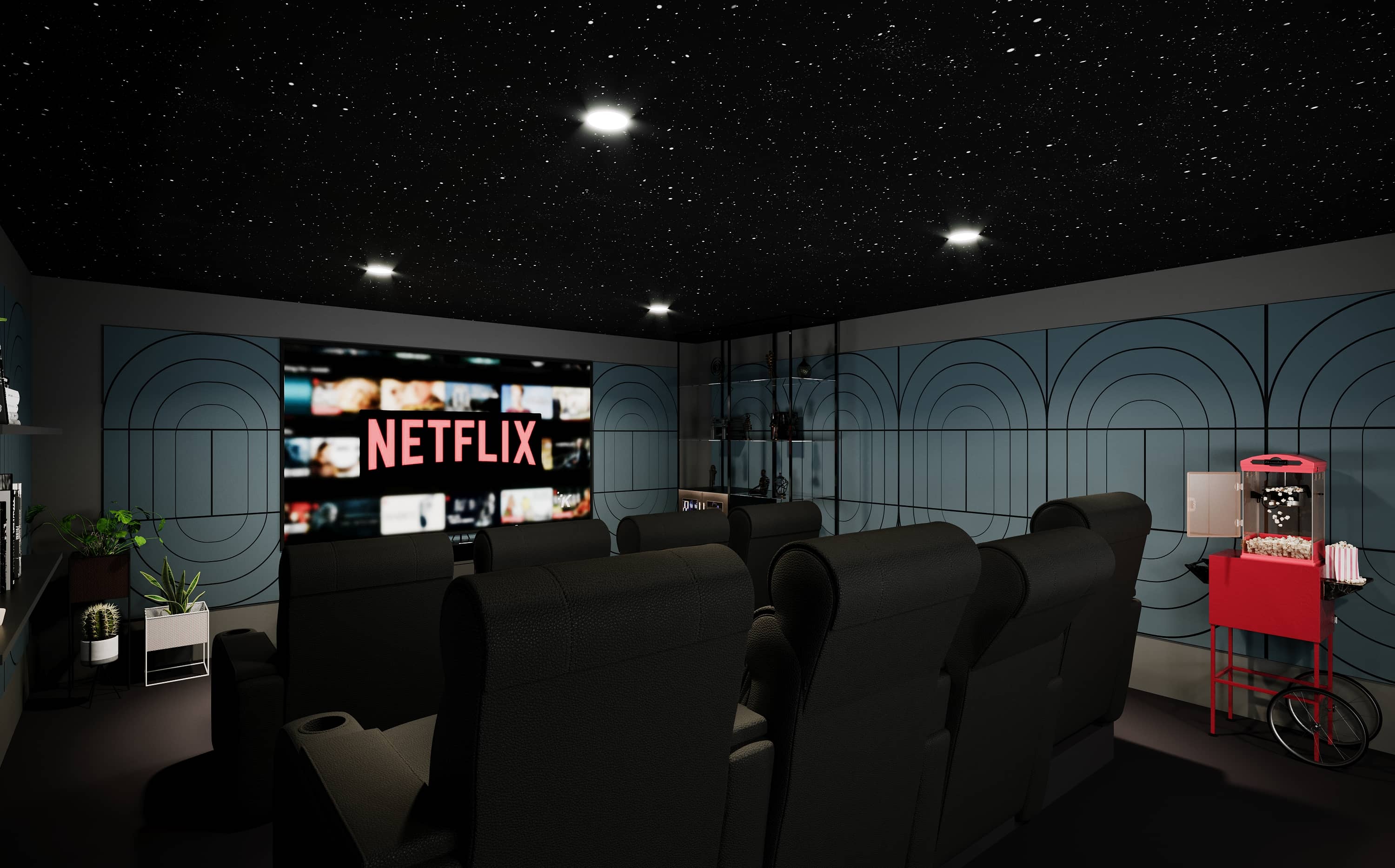 Welcome | Modern Cabin 3 | Movie theater